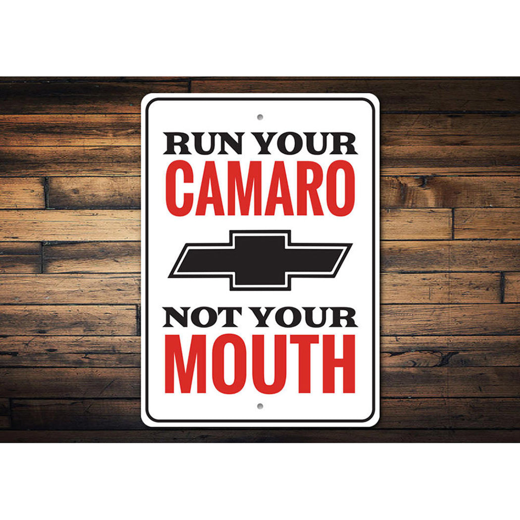 Funny Camaro Sign
