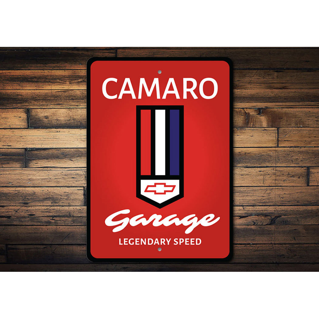 Chevy Camaro Garage Sign
