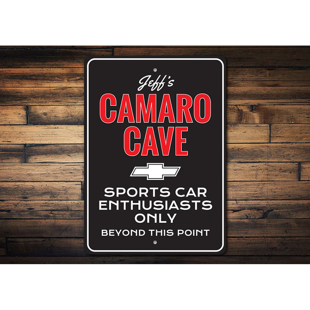 Camaro Man Cave Sign