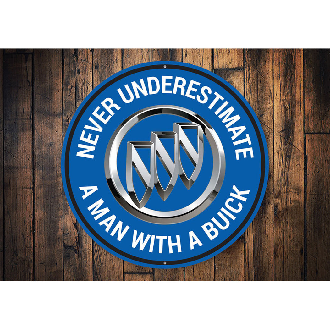 Buick Garage Sign, Buick Logo, Decorative Garage Sign, Father's Day Gift Sign, Classic Car Sign