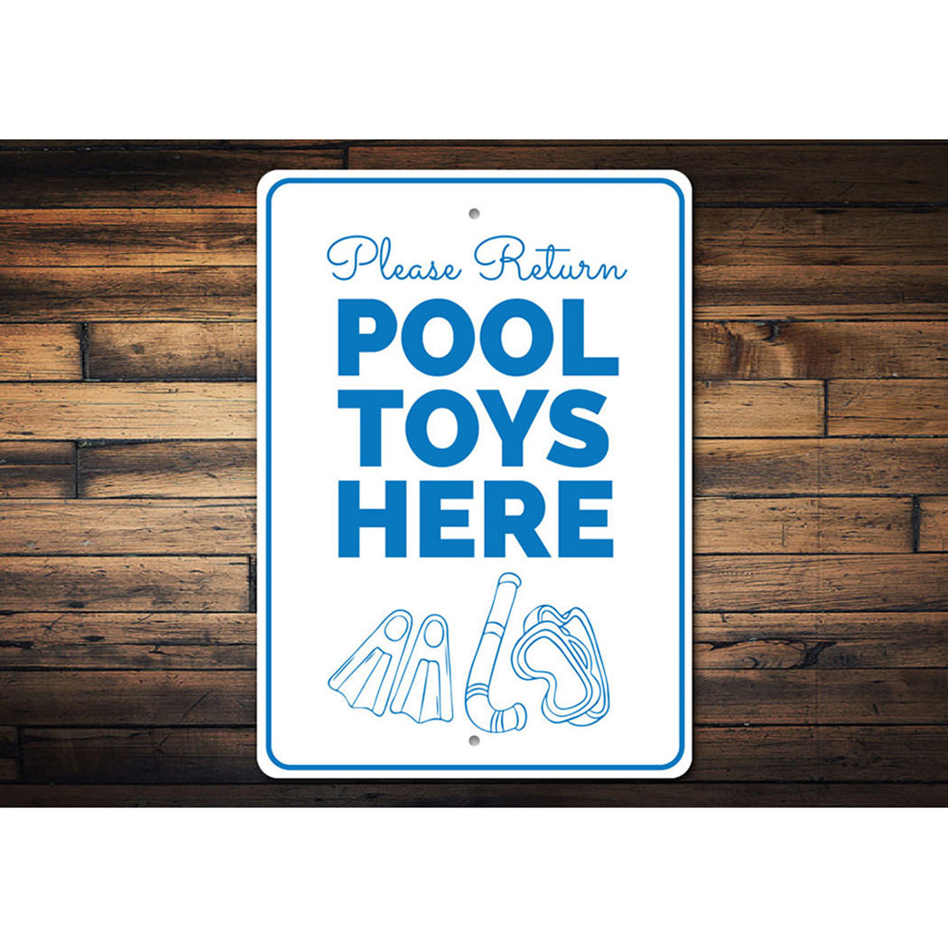 Pool Toys Sign