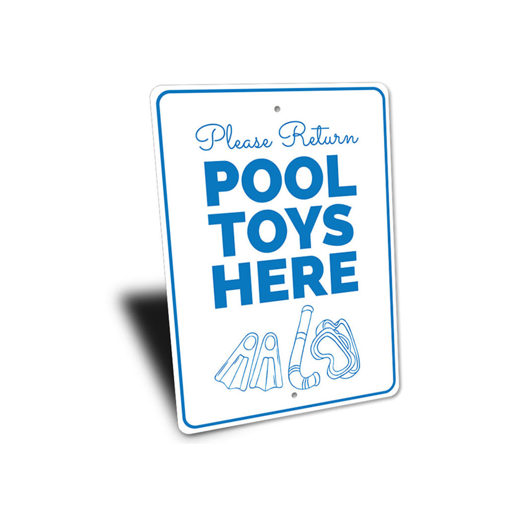Pool Toys Sign