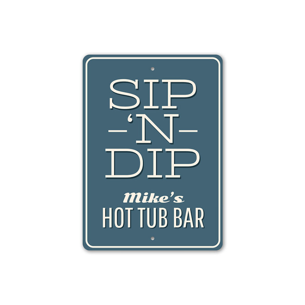 Sip N Dip Sign