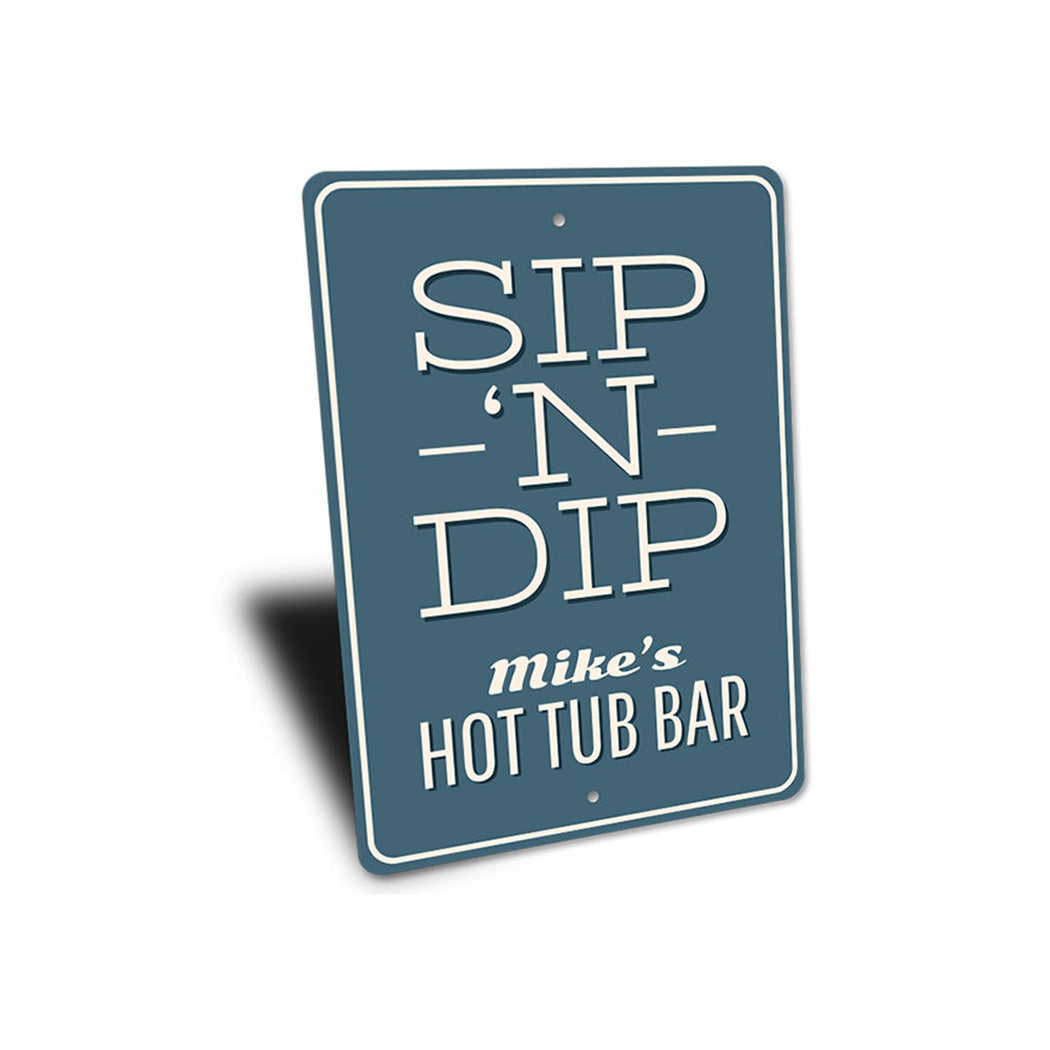 Sip N Dip Sign