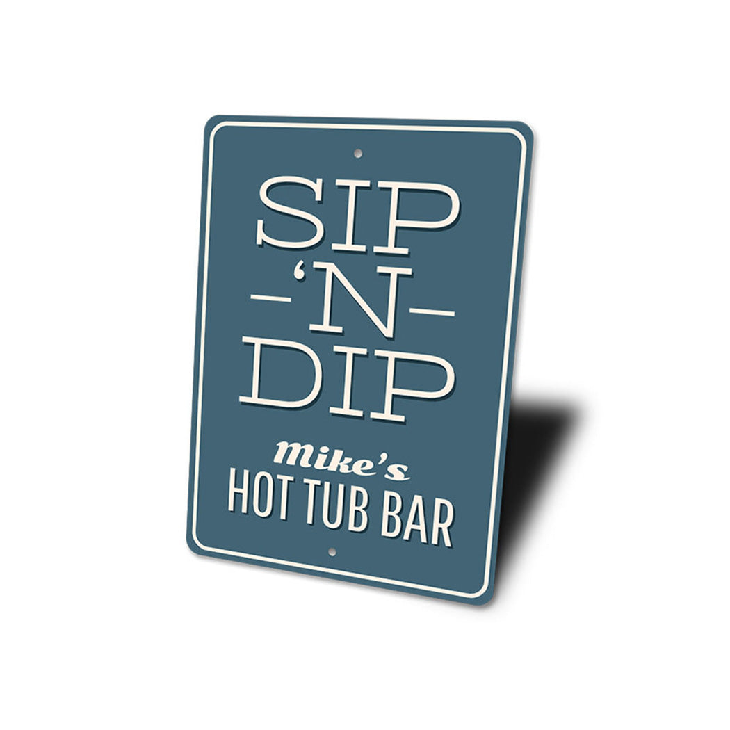 Sip N Dip Sign