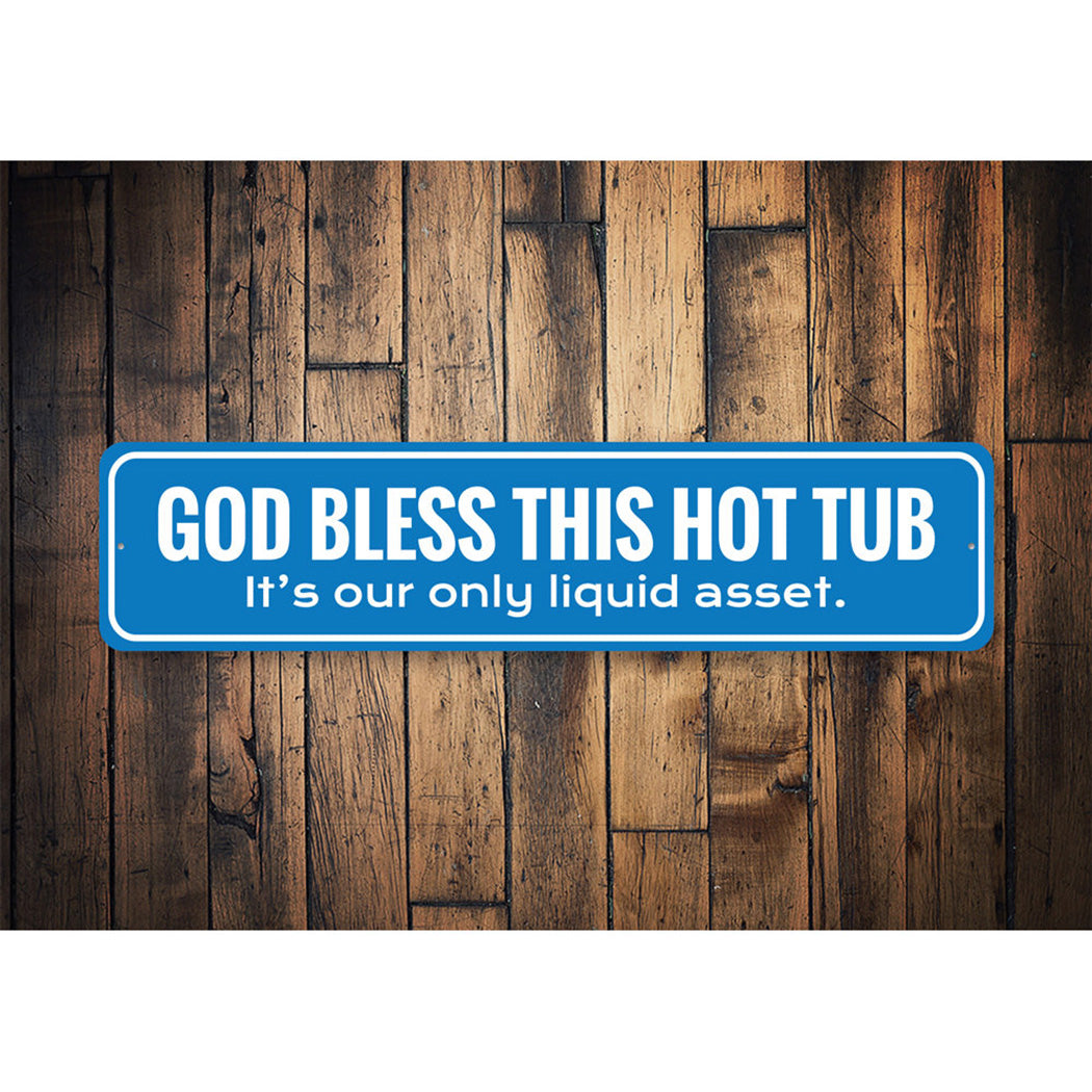 Funny Hot Tub Sign
