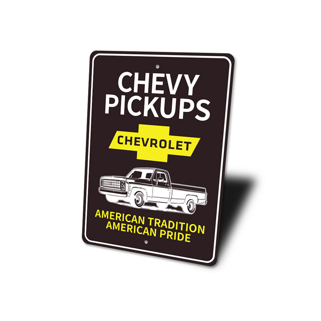 Chevy Pickups Sign
