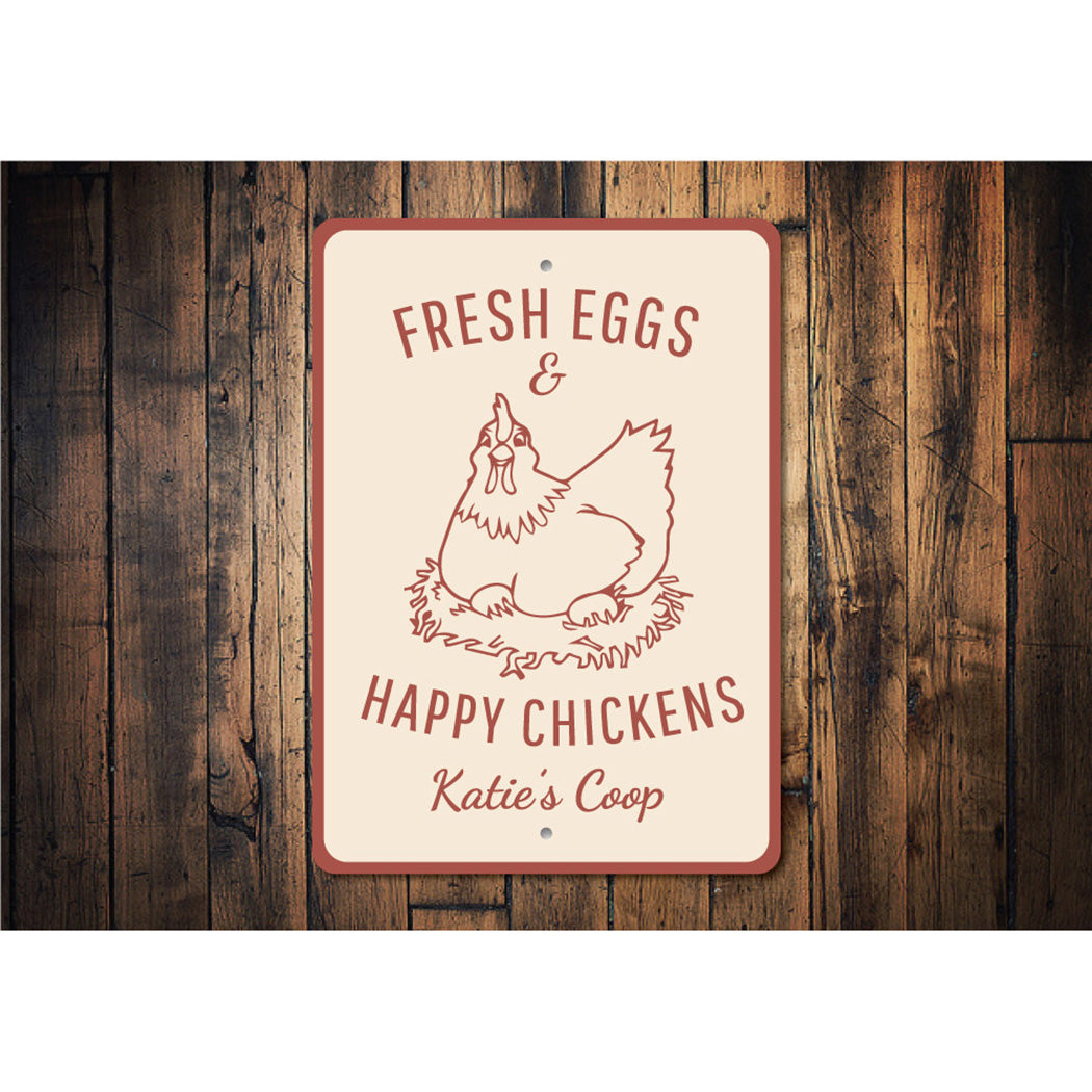 Happy Chicken Sign