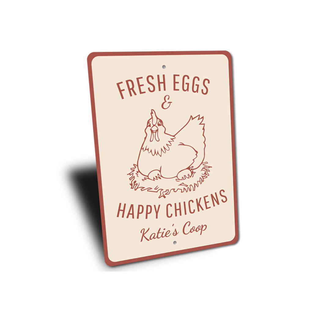 Happy Chicken Sign