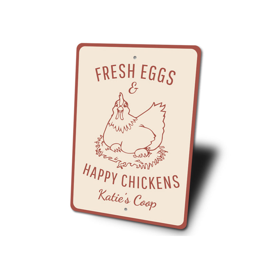 Happy Chicken Sign