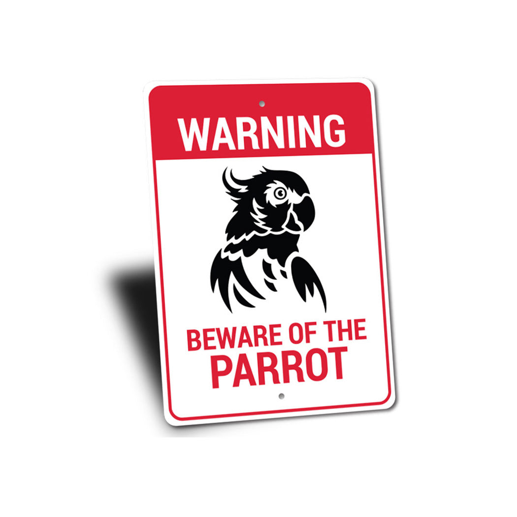Parrot Warning Sign