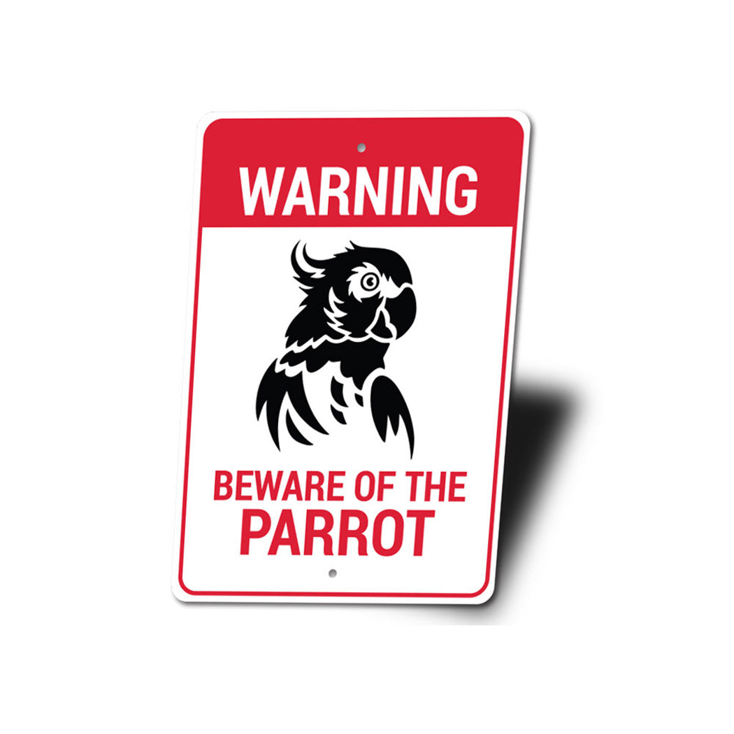 Parrot Warning Sign