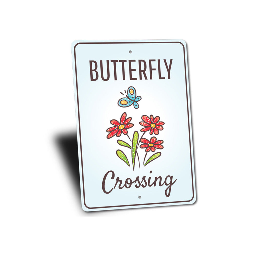 Butterfly Crossing Sign