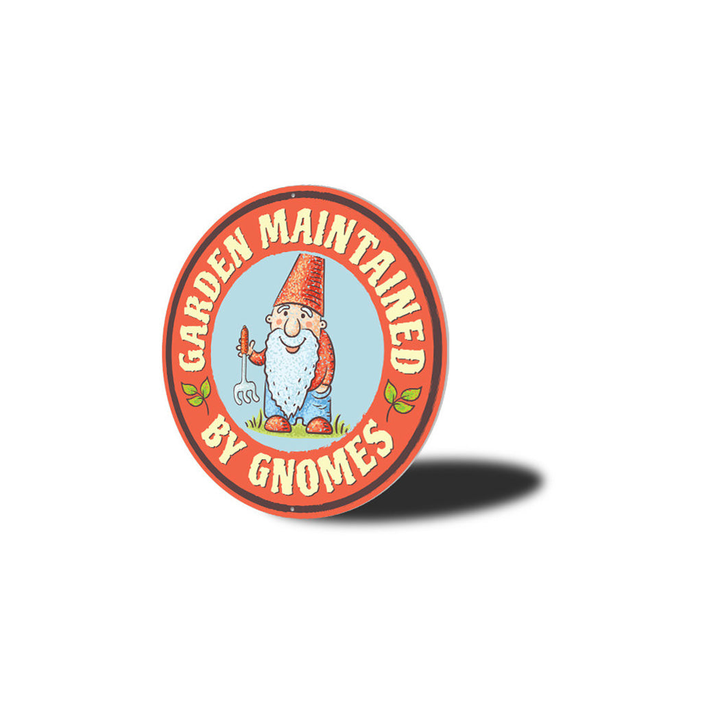 Gnome Metal Sign
