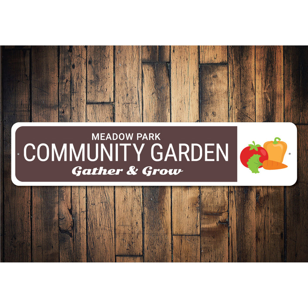 Community Garden Sign