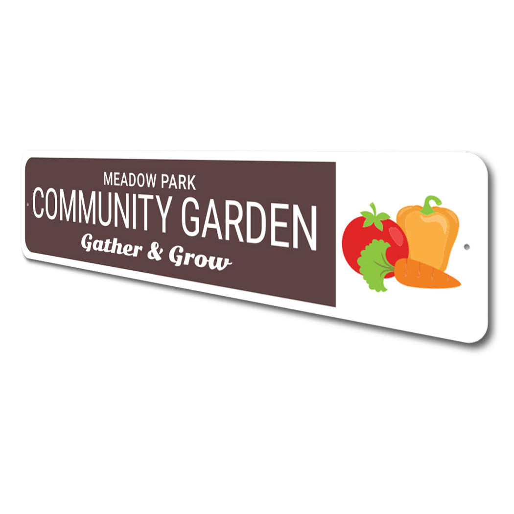 Community Garden Sign