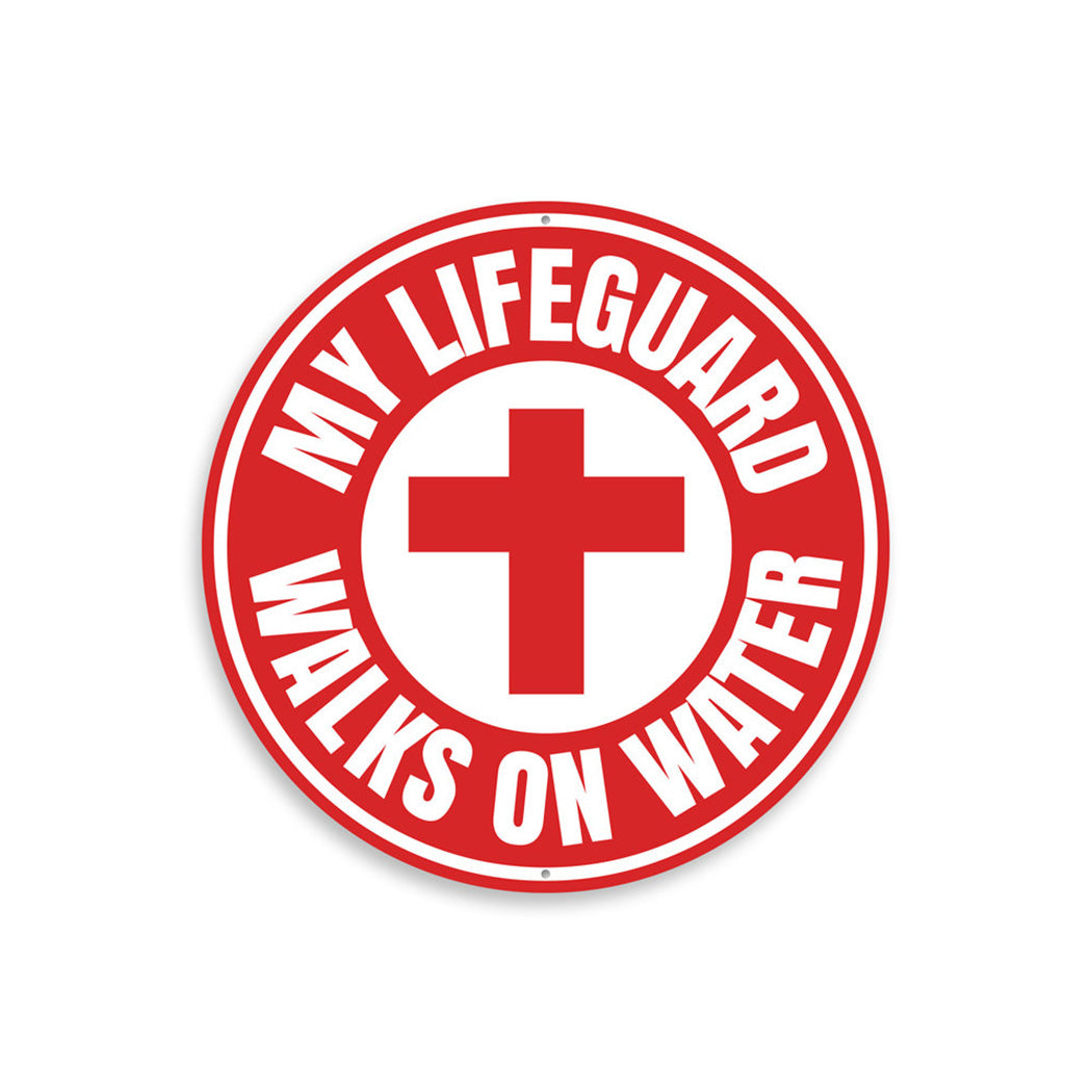 Jesus Lifeguard Sign