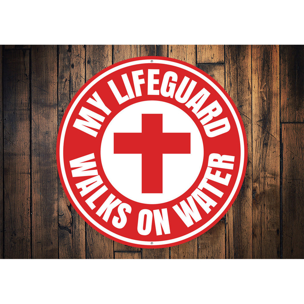 Jesus Lifeguard Sign