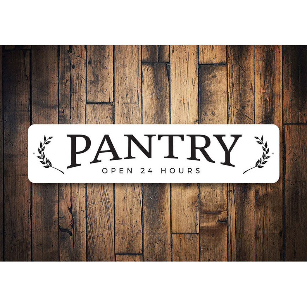Pantry Open Sign