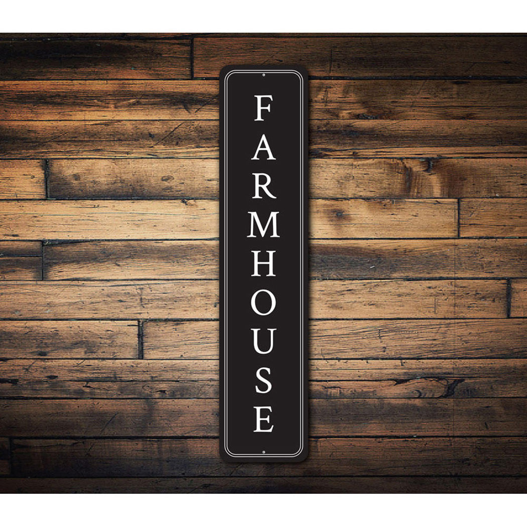Vertical Farmhouse Sign