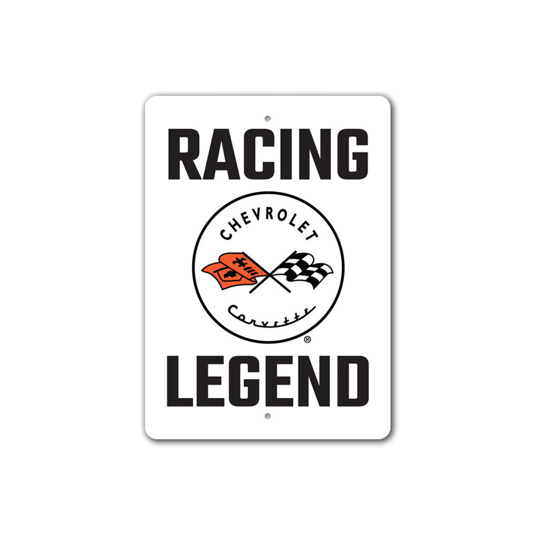 Racing Legend Corvette Sign