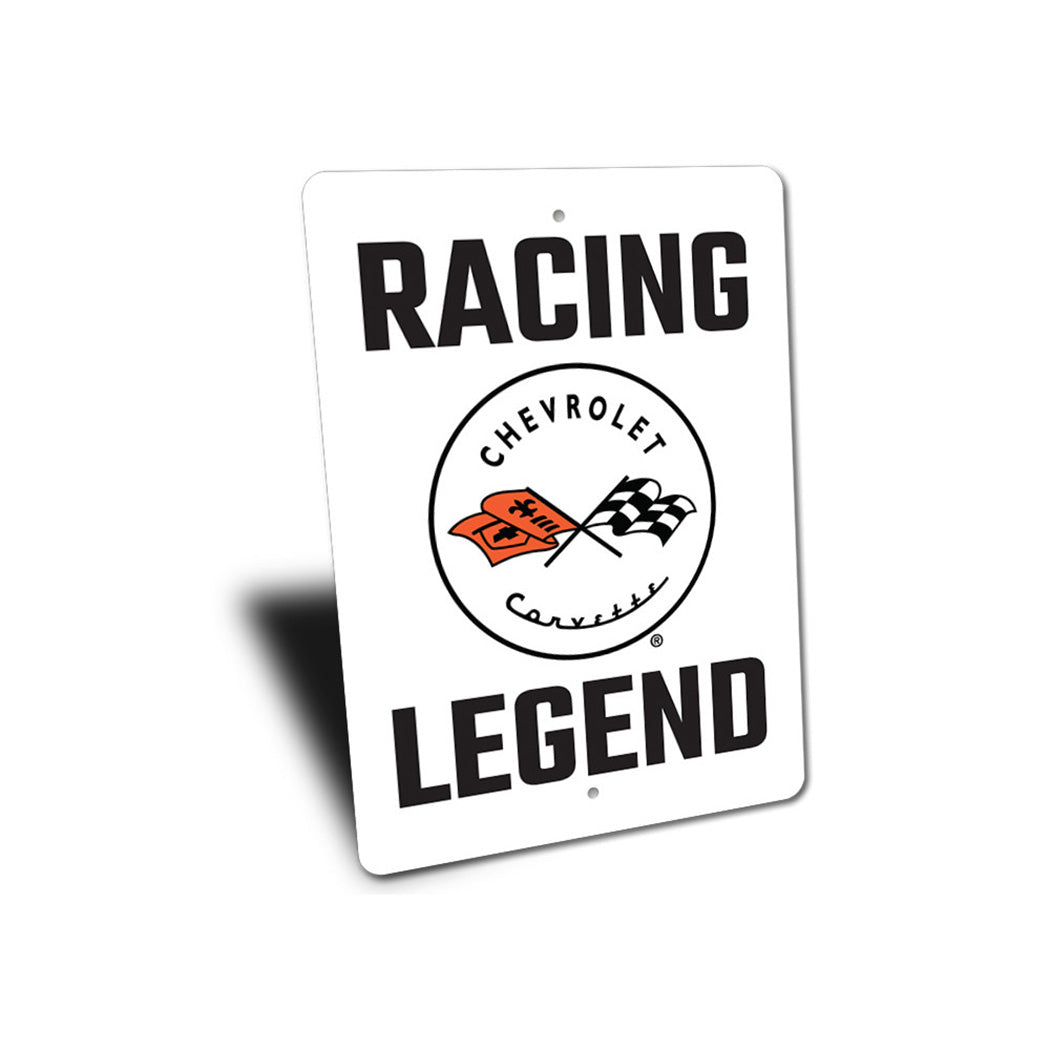 Racing Legend Corvette Sign