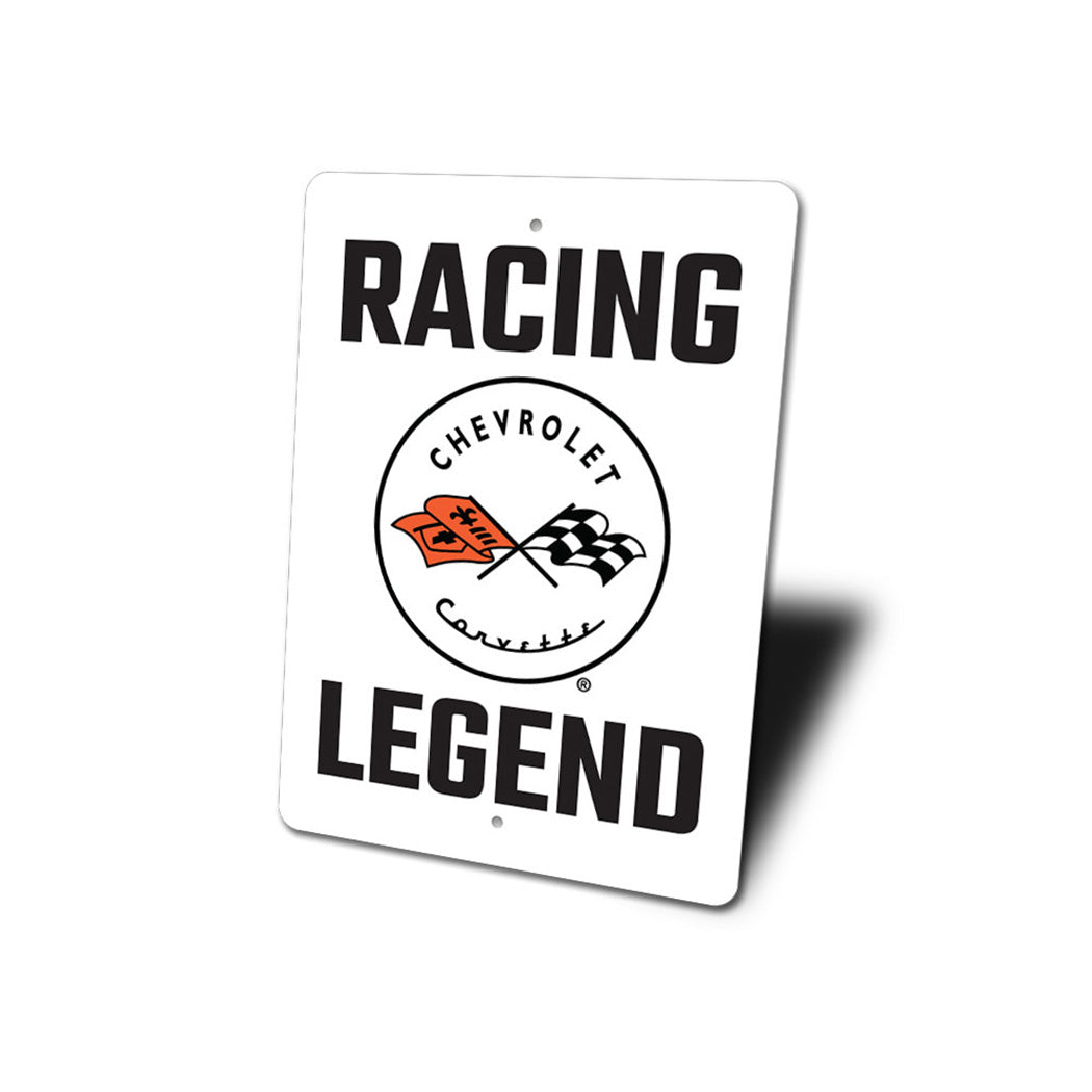 Racing Legend Corvette Sign