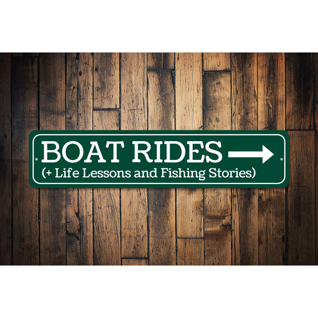 Boat Rides Sign