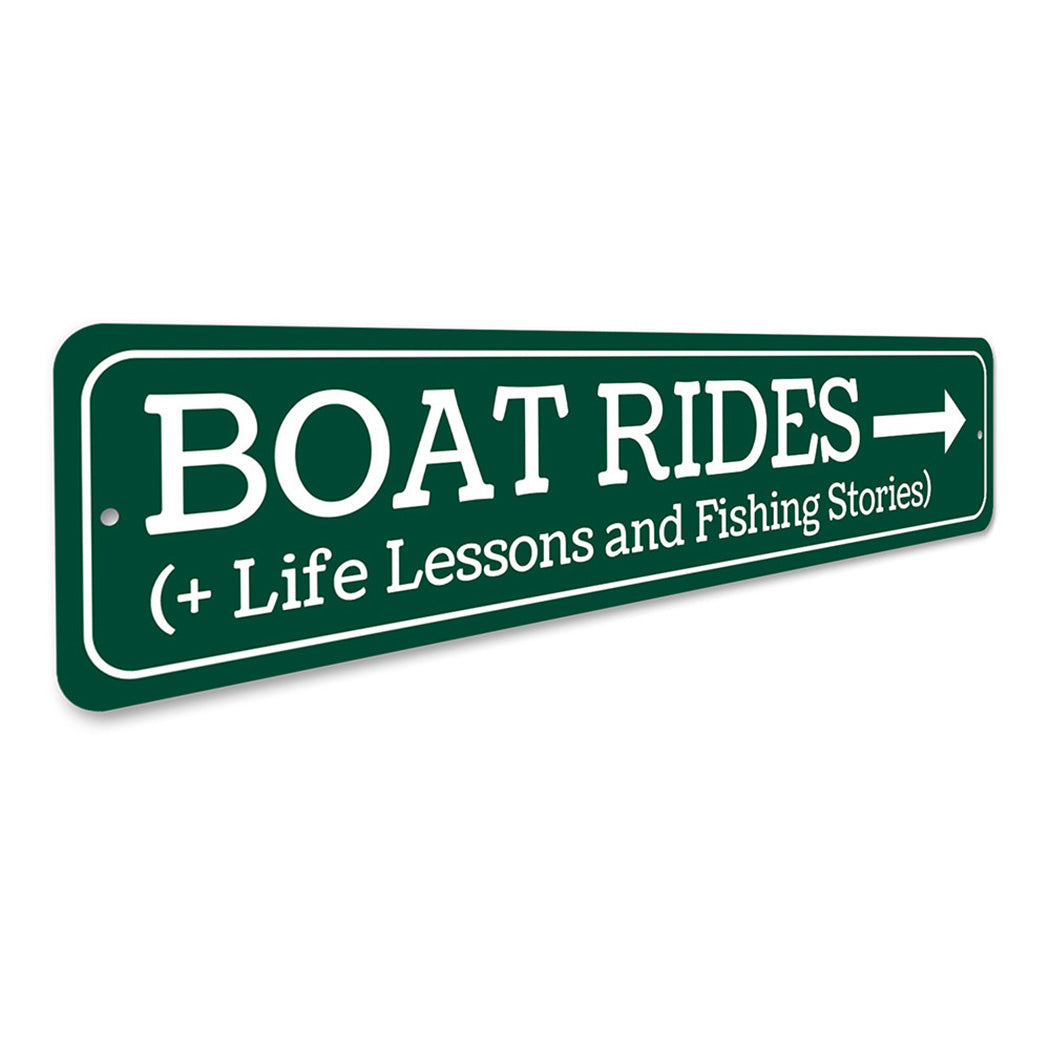 Boat Rides Sign
