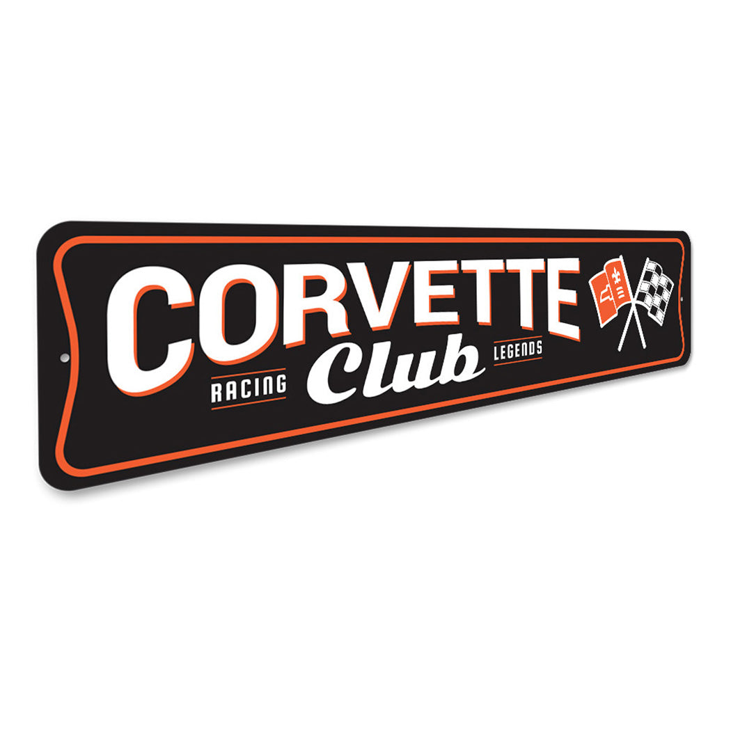 Chevy Corvette Club Sign