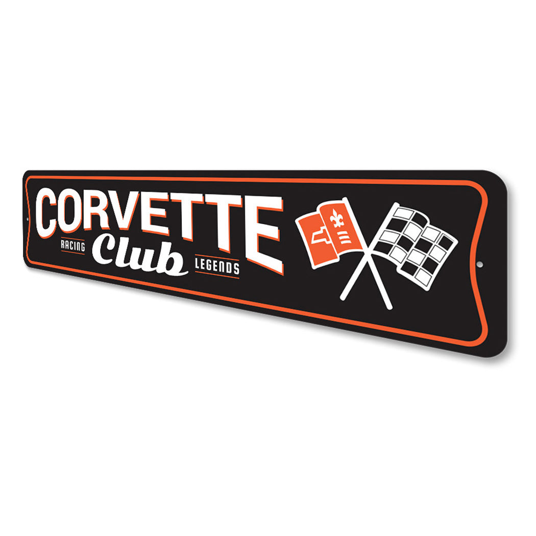 Chevy Corvette Club Sign