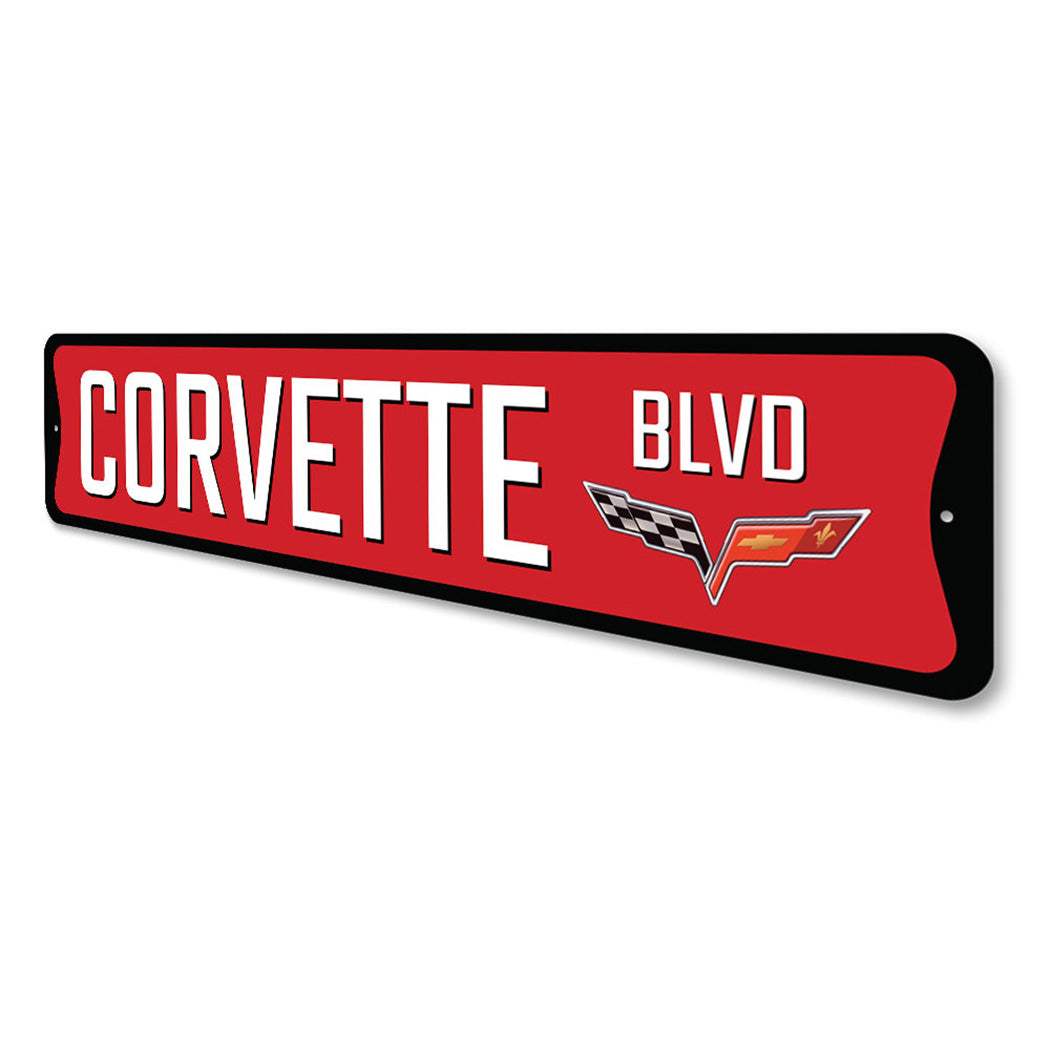 Chevy Corvette Blvd Sign