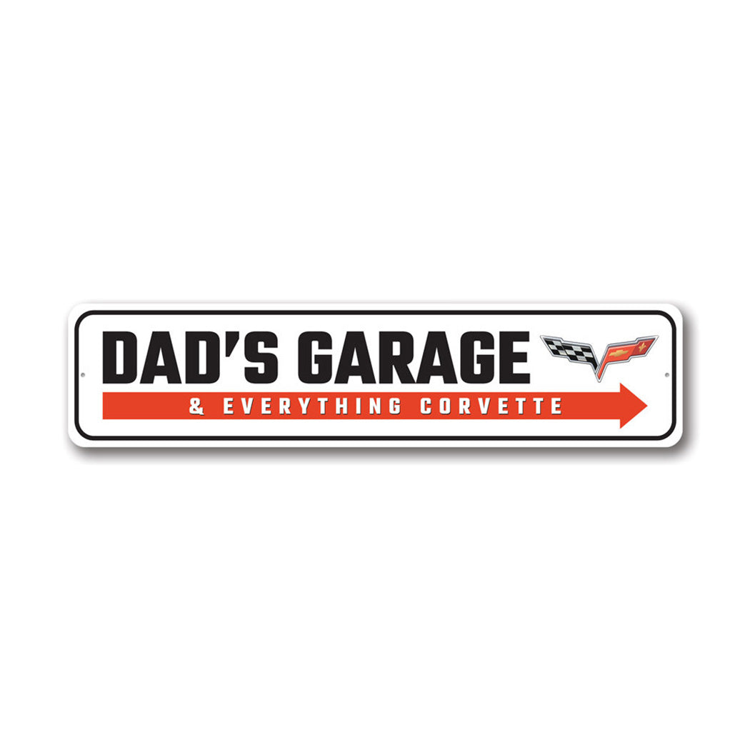 Everything Corvette Chevy Metal Sign