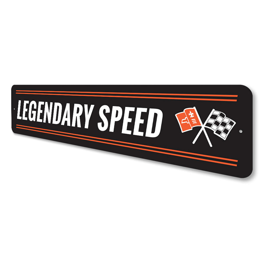 Legendary Speed Chevy Corvette Sign