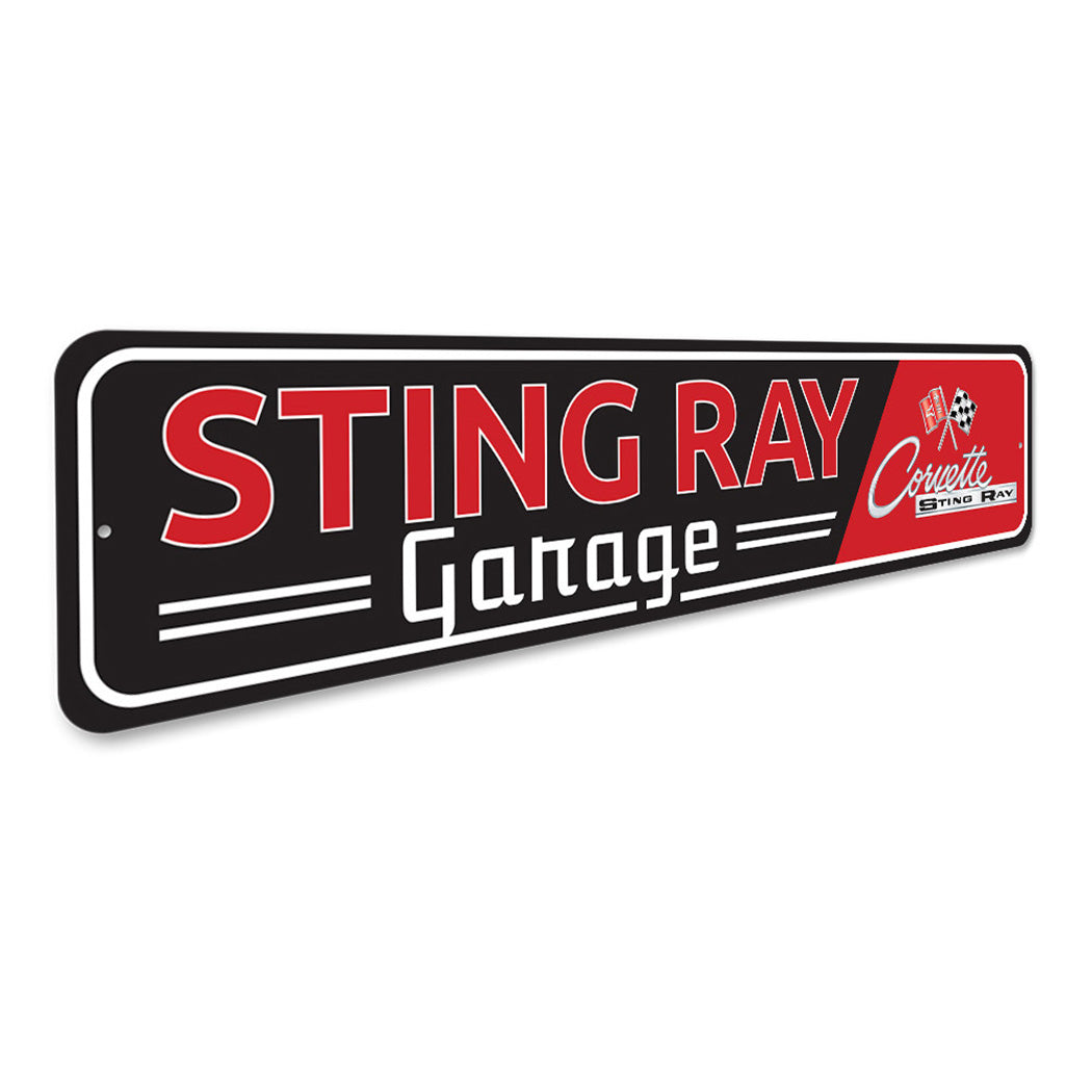 Sting Ray Corvette Sign
