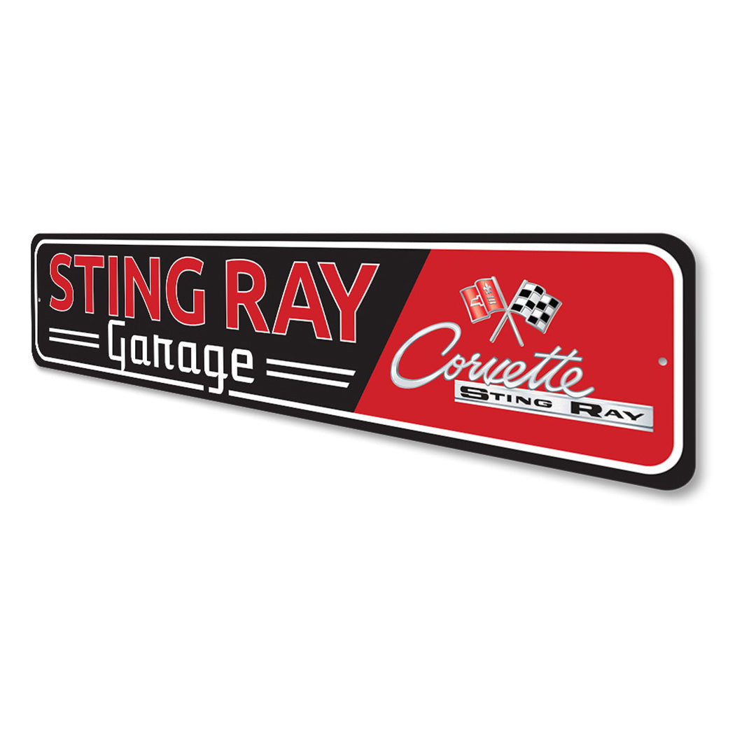 Sting Ray Corvette Sign