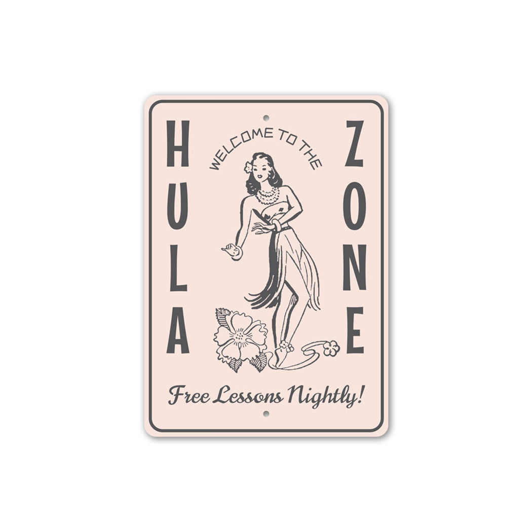 Hula Zone Sign