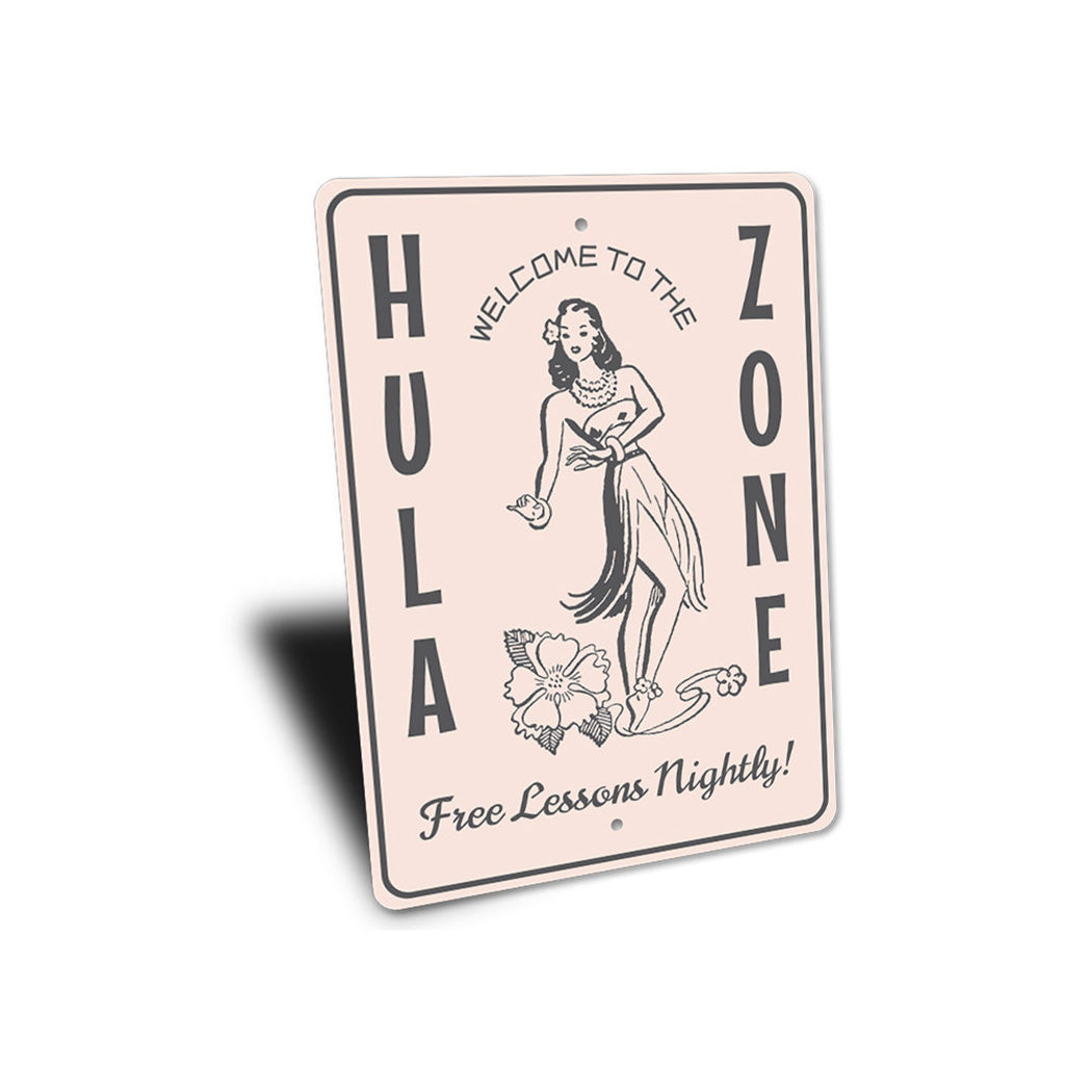 Hula Zone Sign
