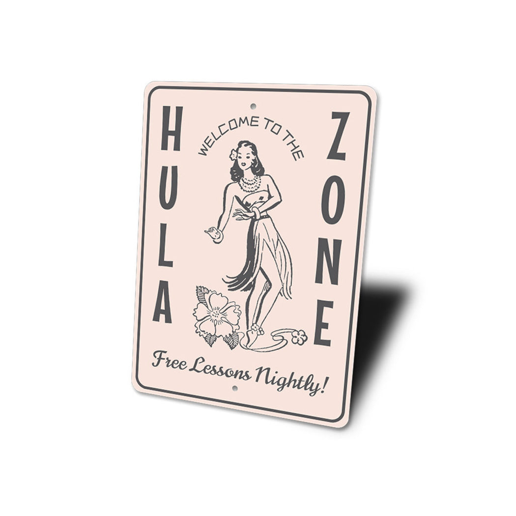 Hula Zone Sign