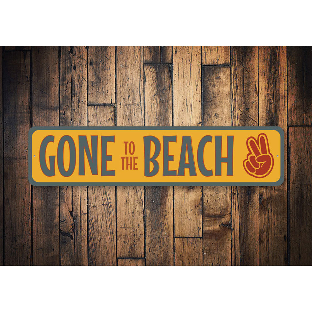 Retro Beach Sign
