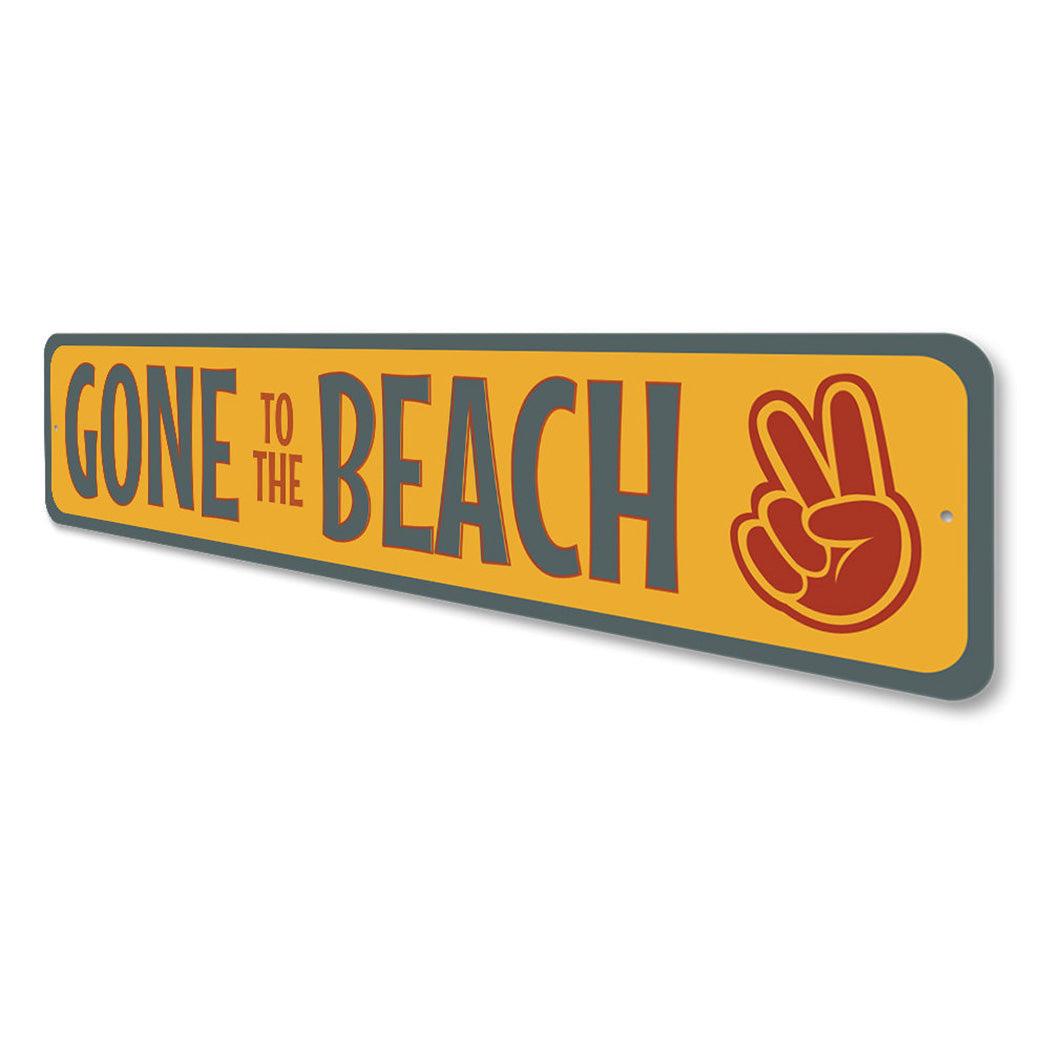 Retro Beach Sign