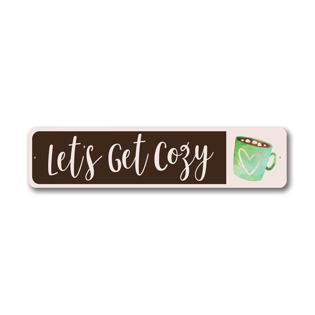 Cozy Coffee Metal Sign