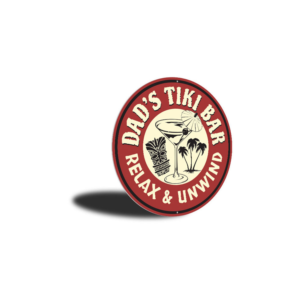 Dad's Tiki Bar Sign, Beach Bar Sign