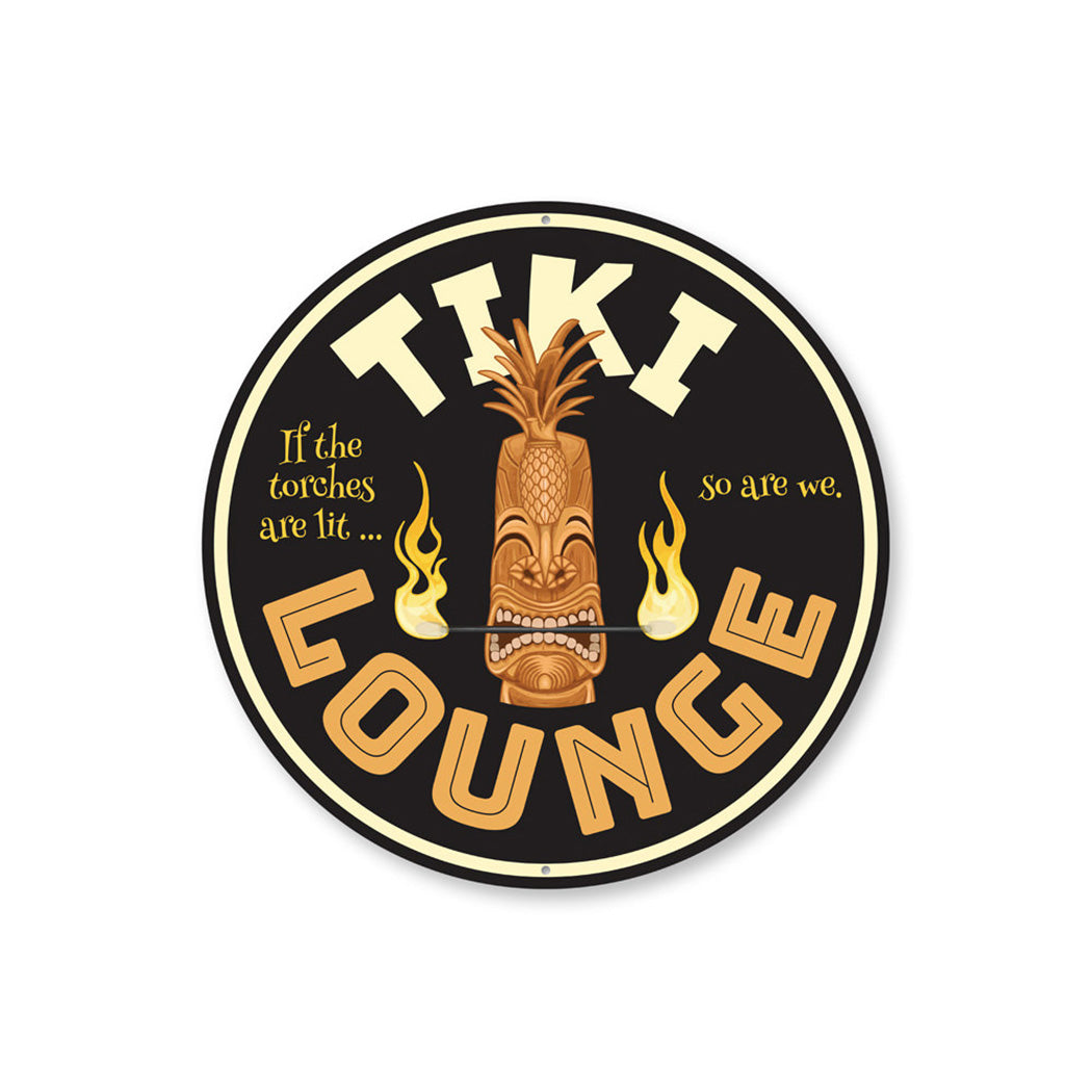 Tiki Lounge Decorative Sign