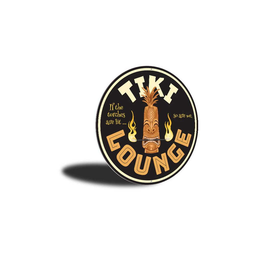Tiki Lounge Decorative Sign