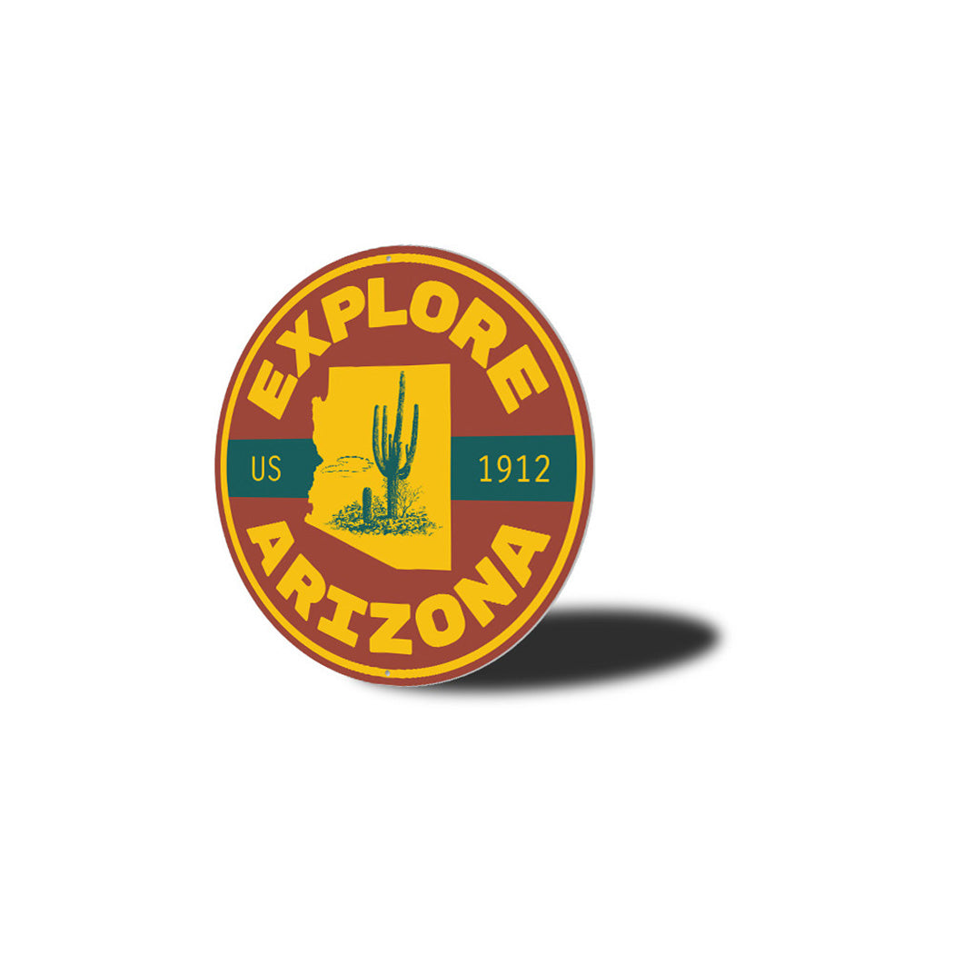Explore Arizona Metal Sign