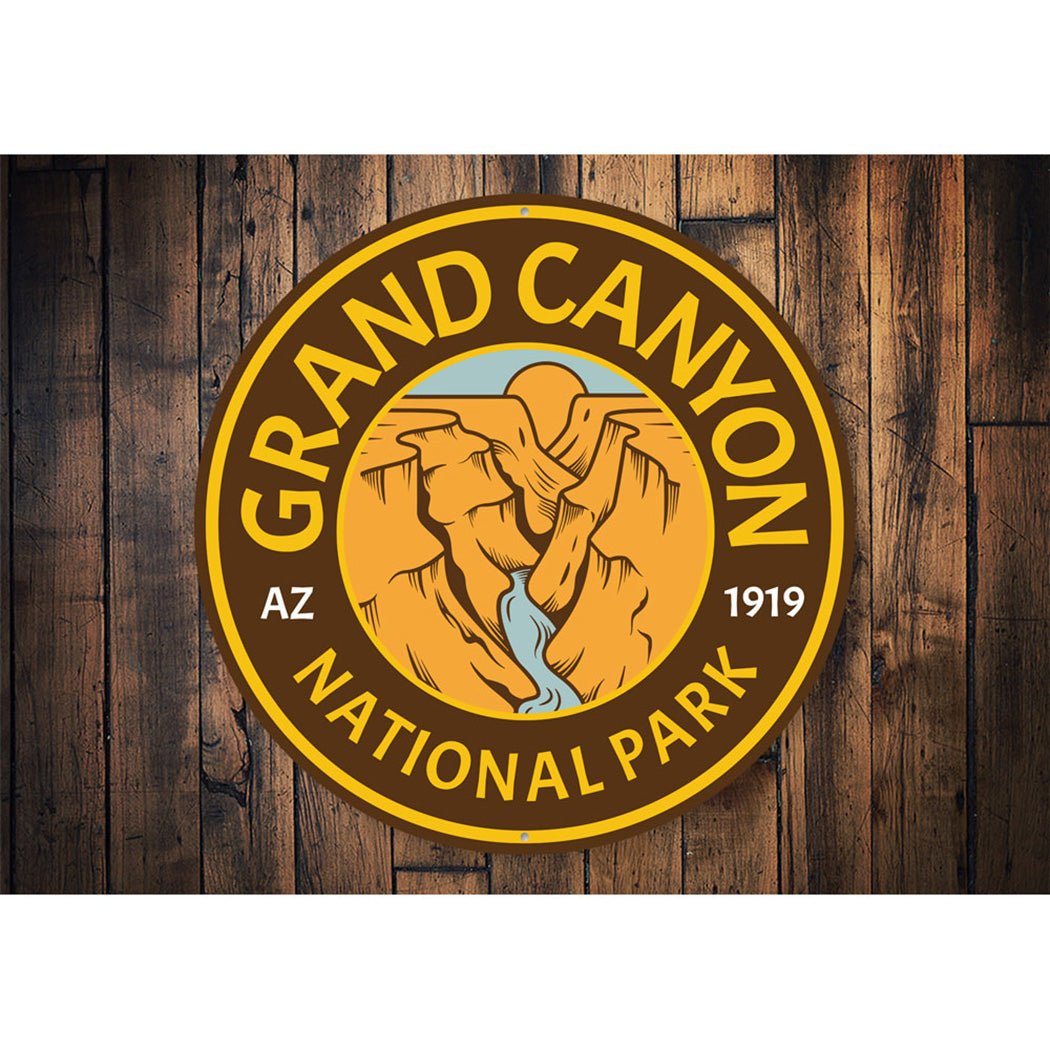 Grand Canyon Year Sign