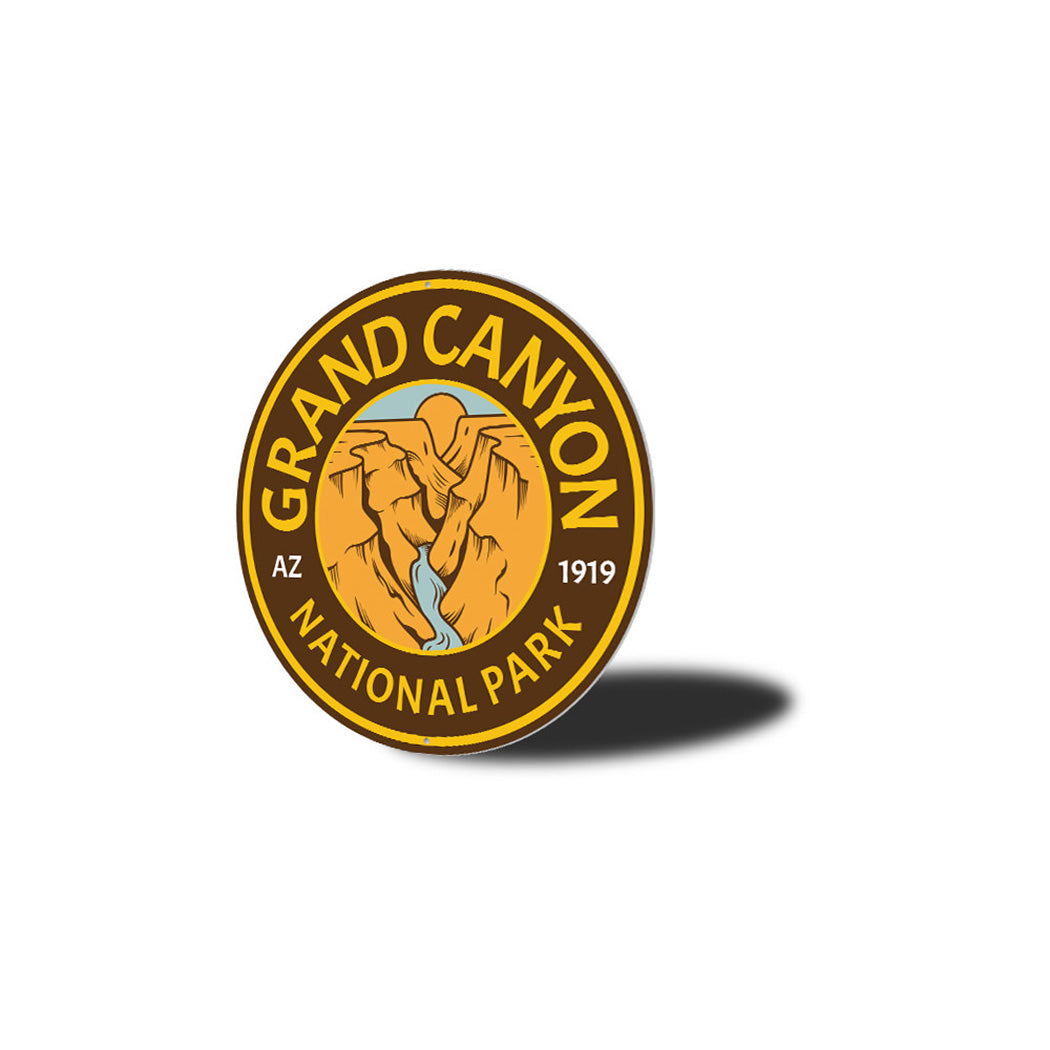 Grand Canyon Year Metal Sign