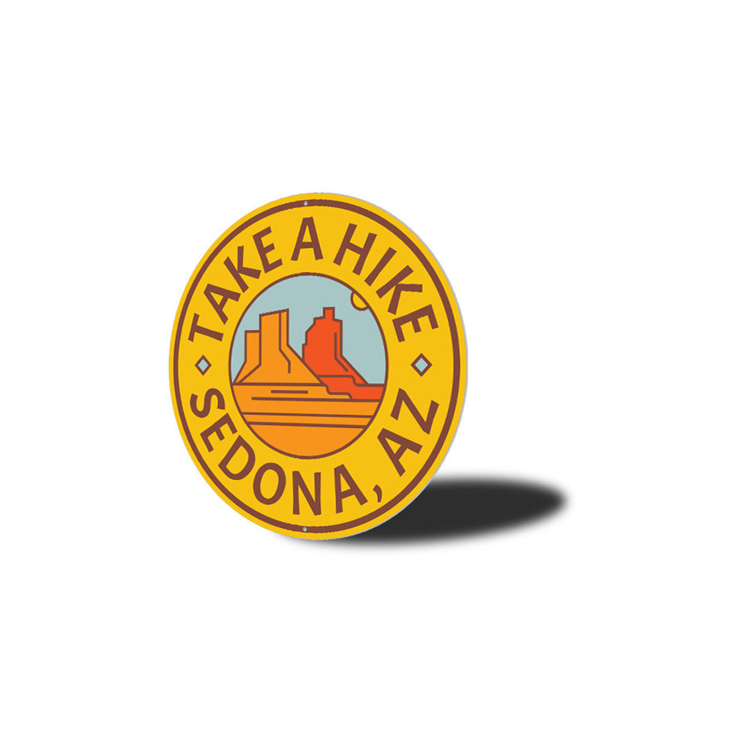 Take a Hike Trail Metal Sign