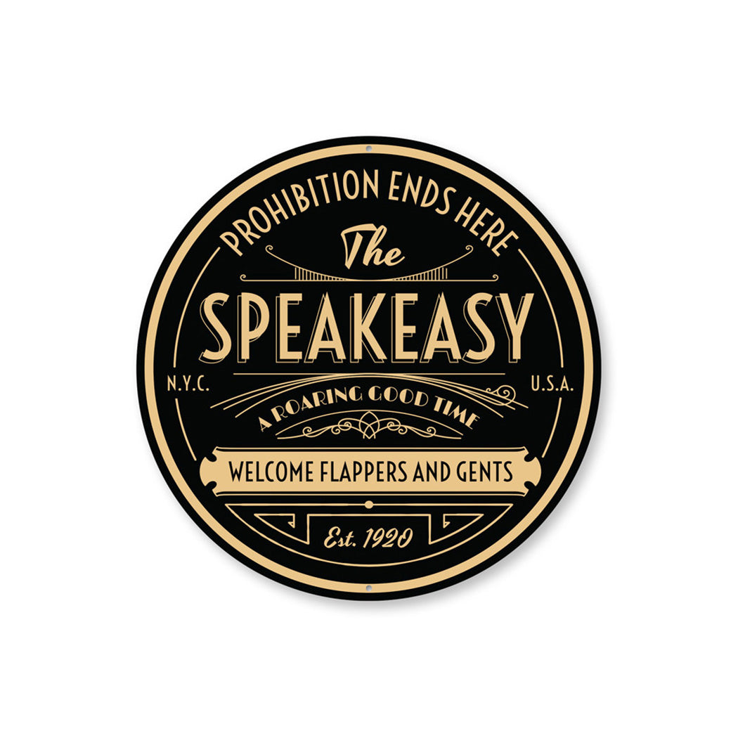 The Speakeasy Bar Sign